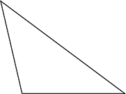 A triangle with two sides of the same length and one side shorter, and with two acute angles and one obtuse angle.